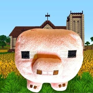 Minecraft Piggy Stuffed Toy - 6”x4”